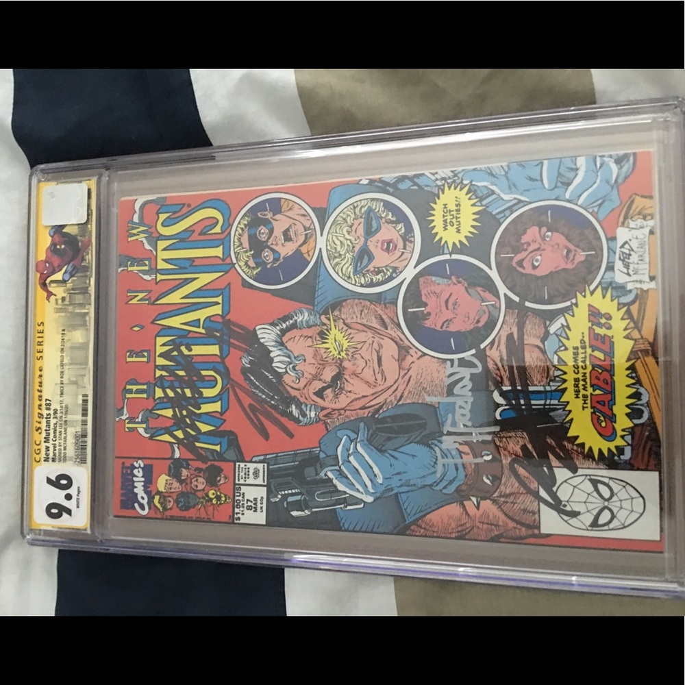 The New Mutants #87 CGC 9.6 New York City Conventi